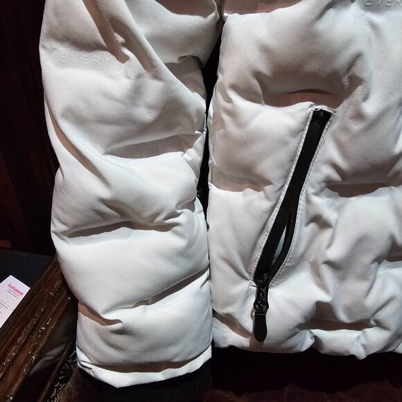 Girls Rule White Puffer / winter Jacket - Picture 4 of 16